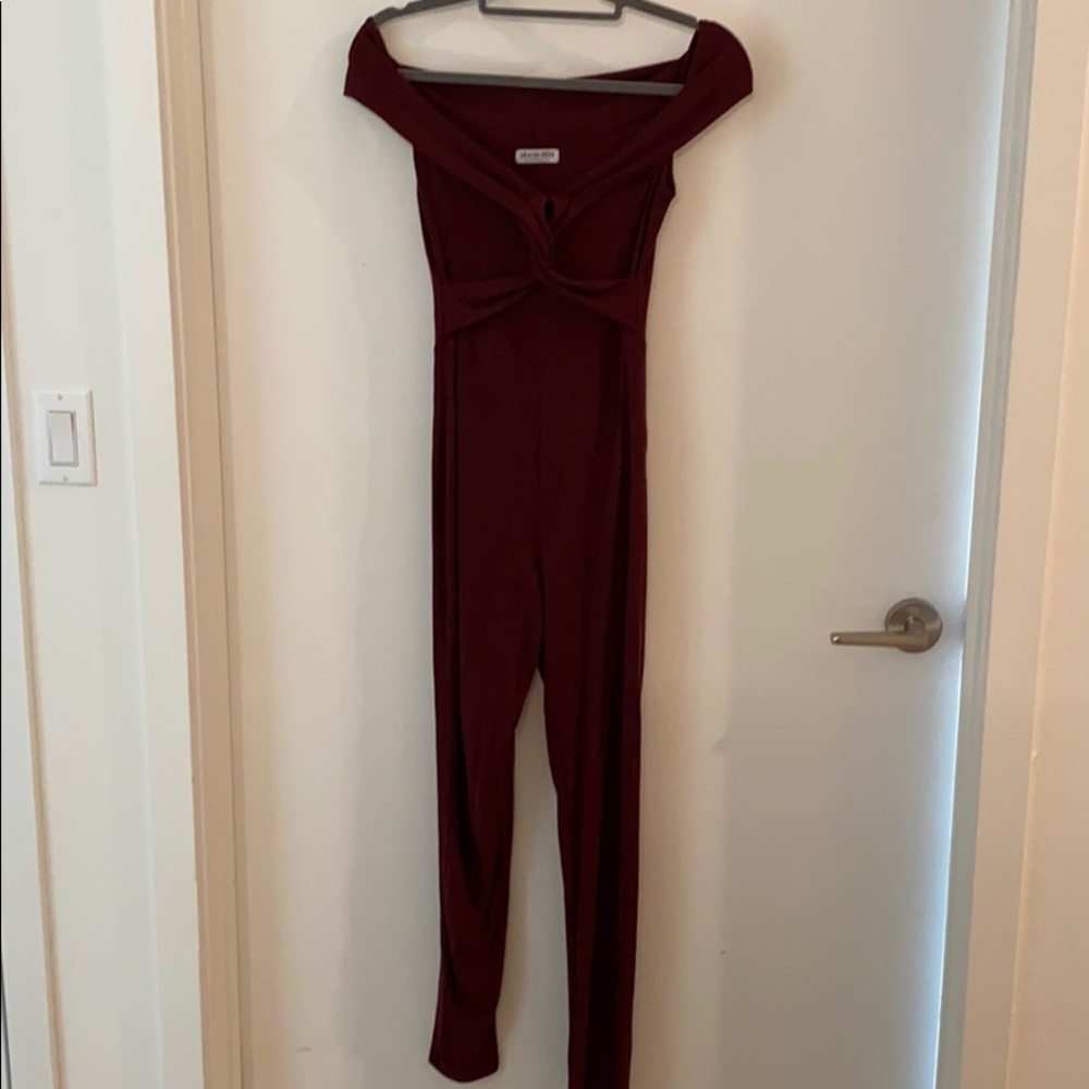 Off shoulder body romper
